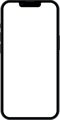 スマートフォンのモックアップフレーム